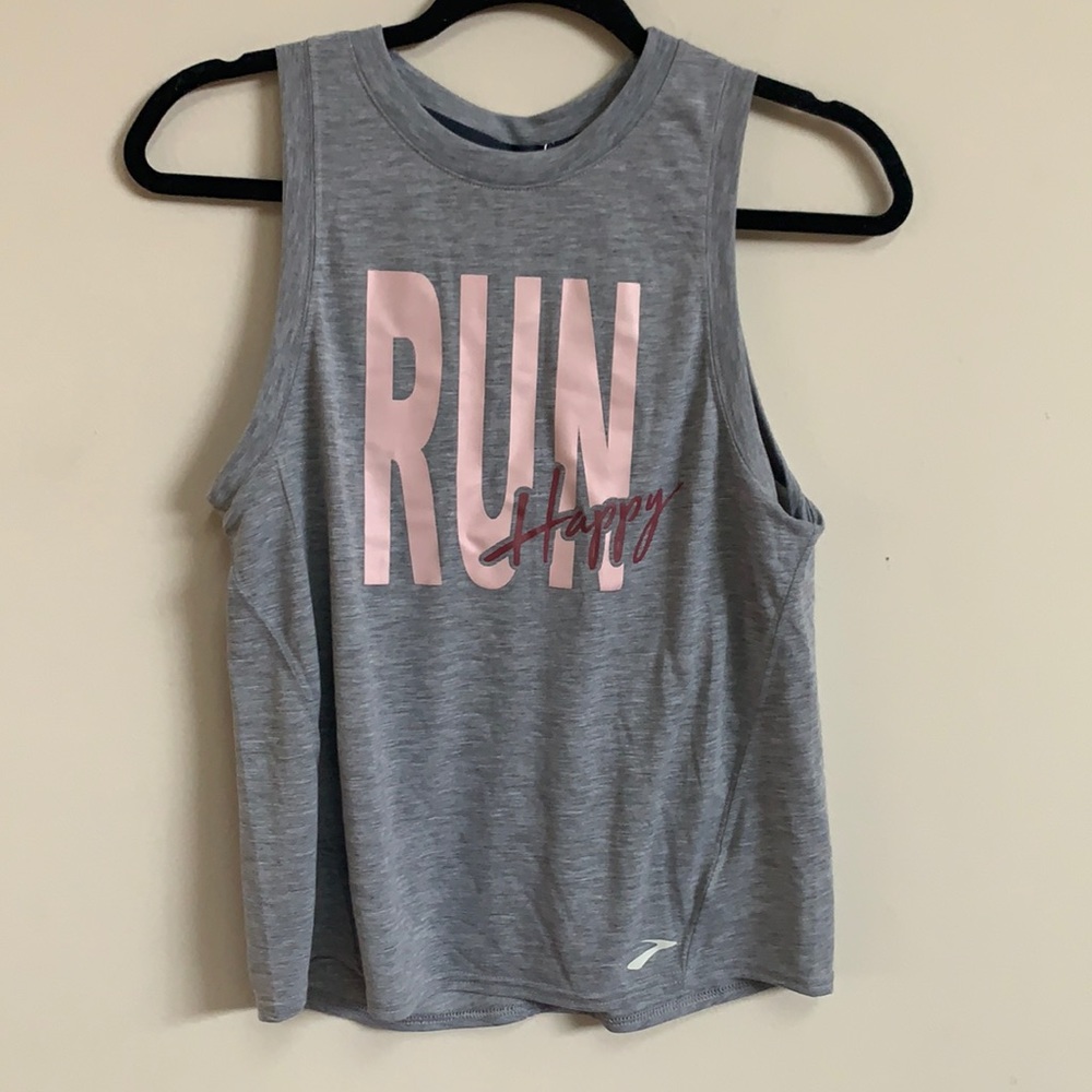 NWT Brooks Run Happy Tank, size medium